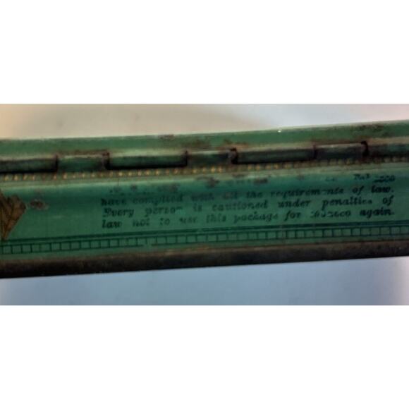 Vintage 1920s Lucky Strike Cigarette Tin Box R A Patterson Tobacco Co XX - Picture 13 of 16